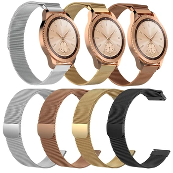 

Milanese Magnetic Loop Watch Band Strap for Samsung Galaxy Watch 42mm SM-R810 Smartwatch Watchband For Garmin vivomove
