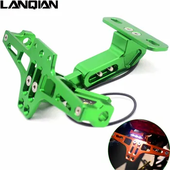 

Motorcycle License Plate Bracket Licence Plate Holder Frame Number Plate For YAMAHA R1 2004 2005 2006 KAWASAKI Z1000 Z800 Z750