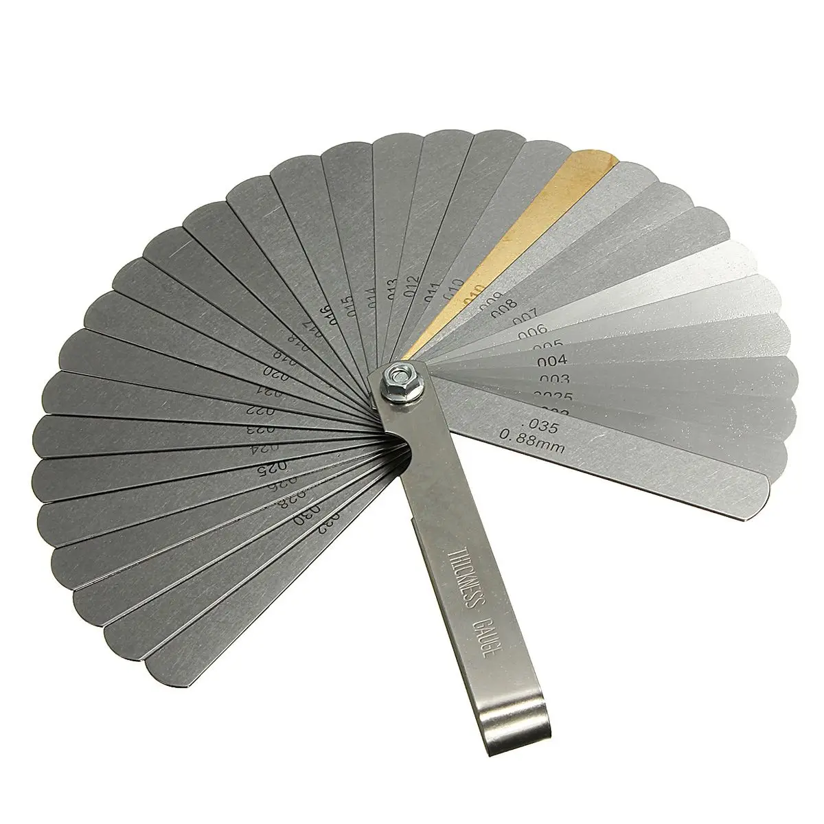 Buy 32 sheets Distance gauge Feeler gauge Valve gauge