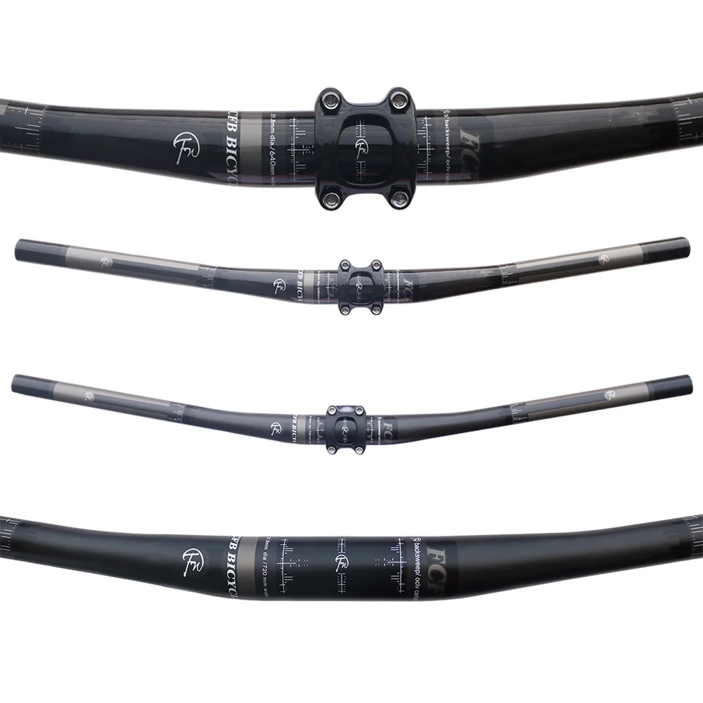 

FCFB handlebar mountain rise flat handlebar cycling parts 31.8*600/620/640/660/680/700/720mm Clean inventory