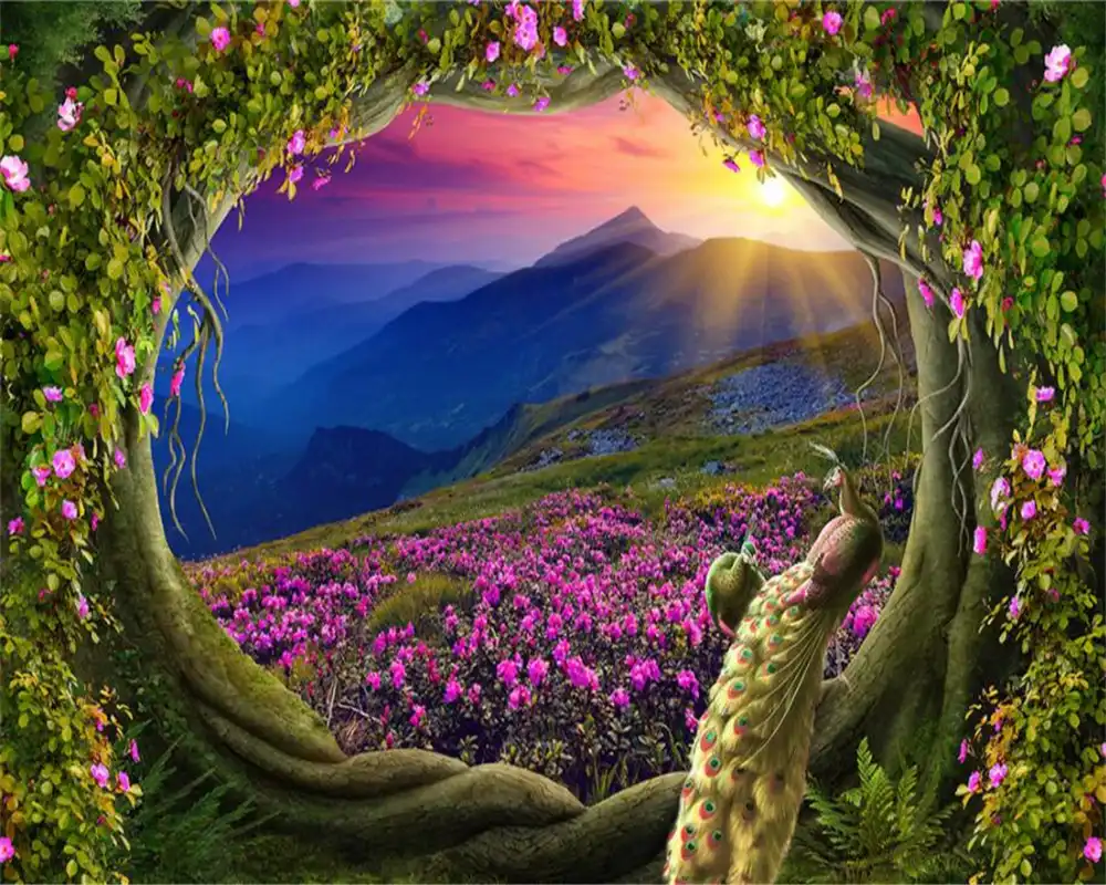 Beibehang Customize Any Size 3d Wallpaper Magical Magic Garden Peacock Wall 3d Wallpaper Papier Peint Wallpaper For Living Room Wallpapers Aliexpress Beibehang Customize Any Size 3d Wallpaper Magical Magic Garden Peacock Wall 3d Wallpaper Papier Peint Wallpaper For Living Room Wallpapers Aliexpress