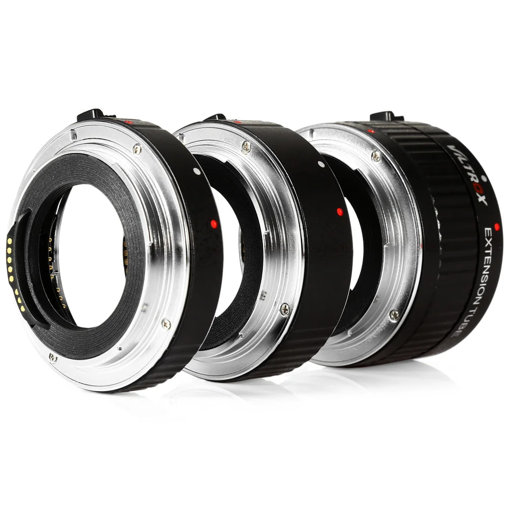 

Viltrox DG - C 12MM 20MM 36MM AF Auto Focus Macro Extension Tube Set Fit For Canon EOS Series Camera And DSLR Camera