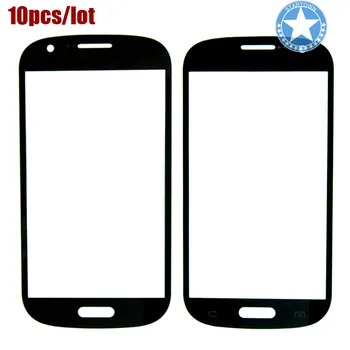 

10pcs/lot Black For Samsung Galaxy Express I8730 Front Screen Glass Lens Front Outer Lens Replacement