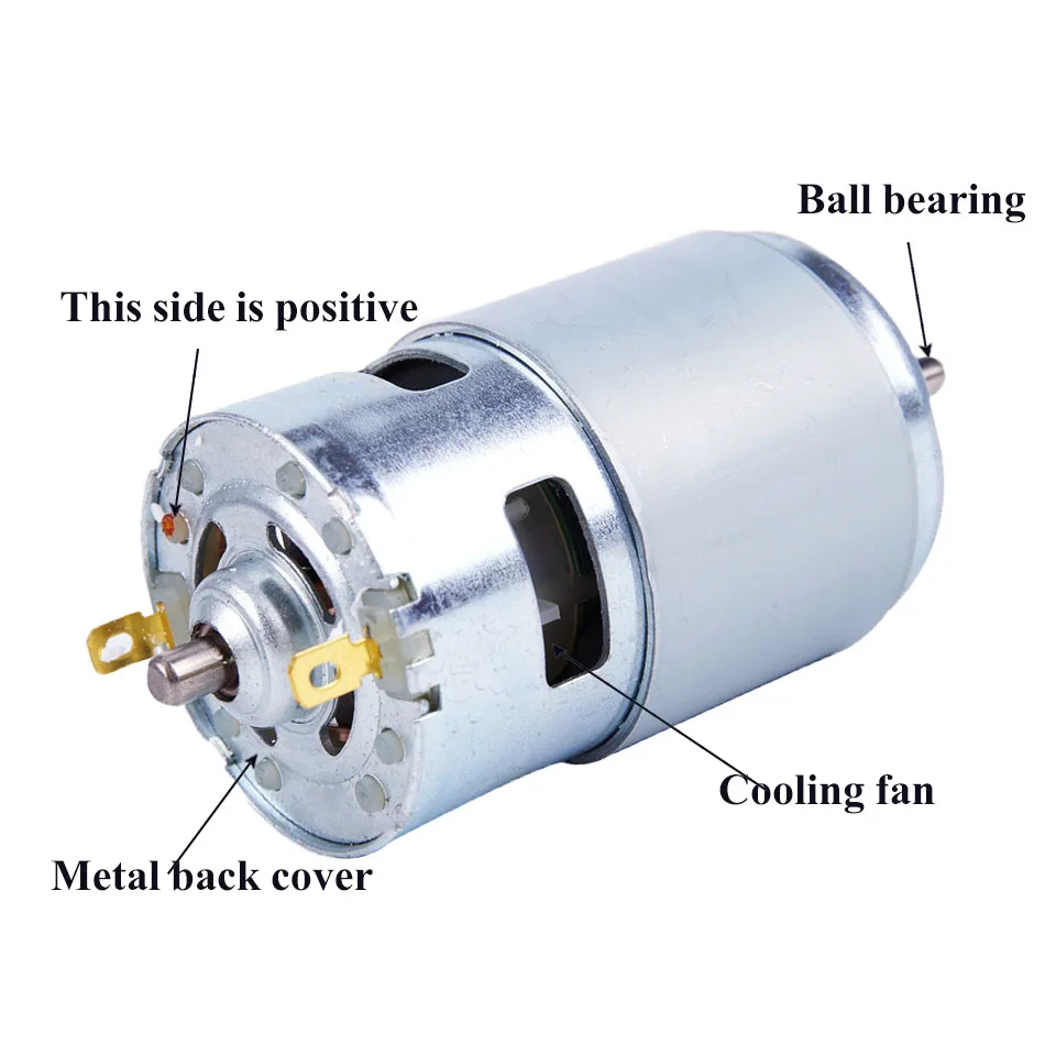 DC 12V 150W 13000~15000rpm 775 motor High speed Large torque DC motor Electric tool Electric machinery