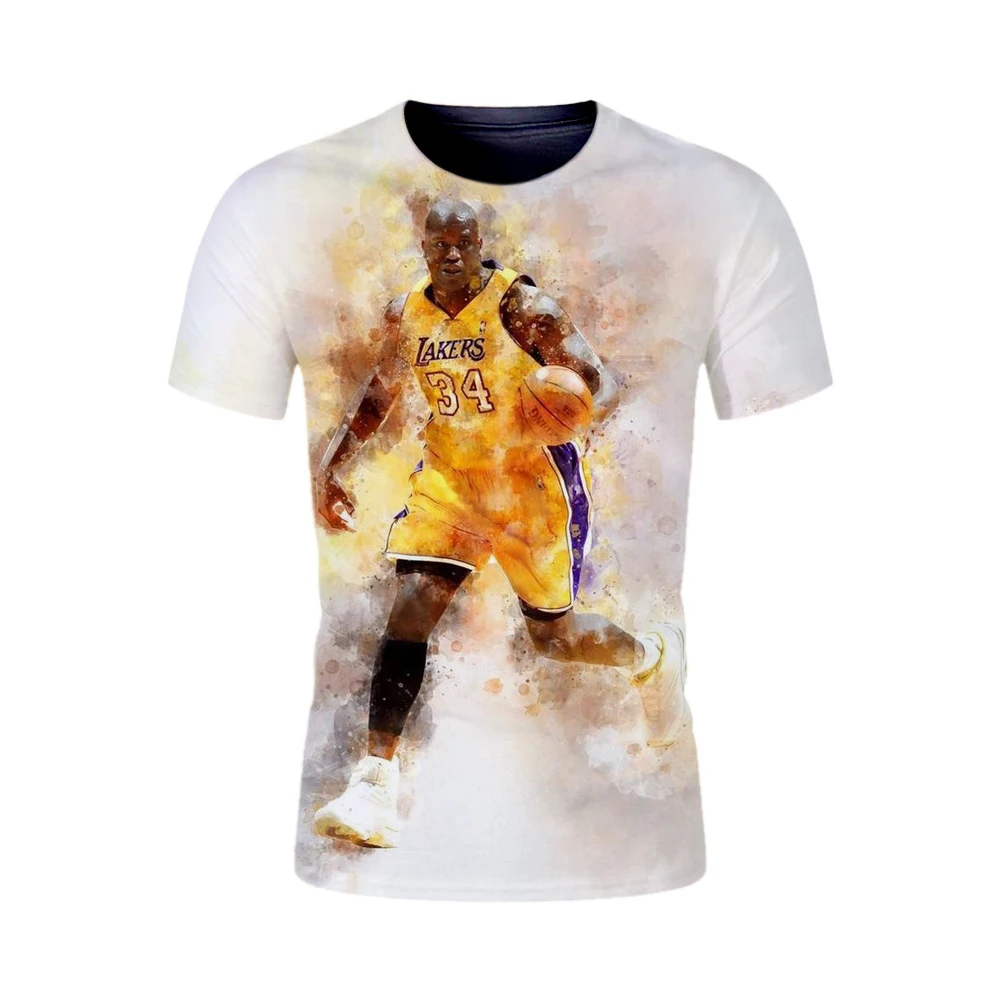 

Sport Tee Shirt Mens Los Basketball Jersey Tshirts Mens Teens Hipster Streetwear Boys Tshirt Short Sleeve Men Oversized Clothes