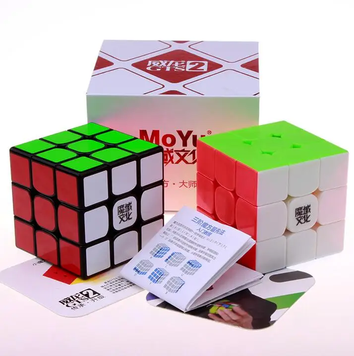 Cuber speed Magic moyu weilong gts2 скоростной куб 3x3x3 Профессиональные развивающие пазлы и gts 2 игрушки для детей