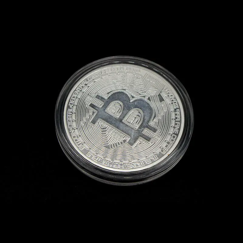 Pcs Rare Collectible In Stock New Golden Iron Bitcoin Commemorative Bitcoin Gift