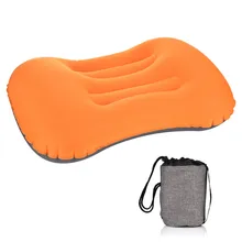 Portátil al aire libre viajes de Camping almohada compresible inflable cojín suave cuello reposacabeza protector de almohada