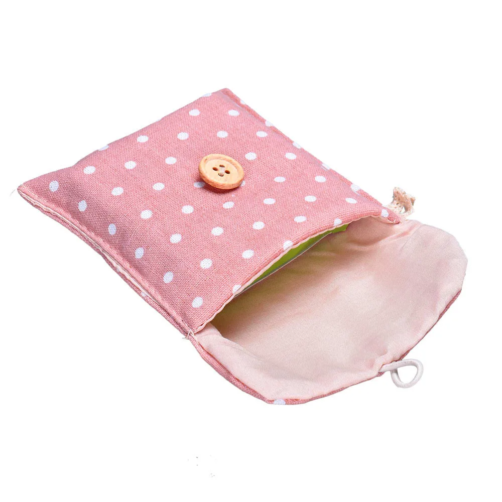 Lovely Women Girl Cute Sanitary Pad Organizer Purse Holder Napkin Towel