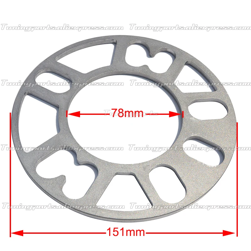 wheel spacer size