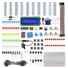 Комплект для развлечения SunFounder Electronics с 1602 ЖК-модулем макет светодиод резистор