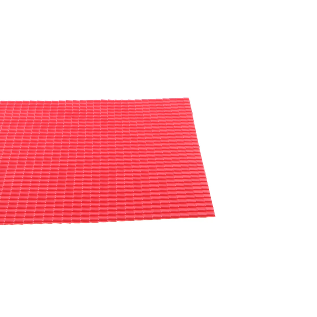 1/25 Scale Roof Tile Sheets Model Buildings Materials PVC Plastic for Railway Layout Architecture &DIY Model Building Materials