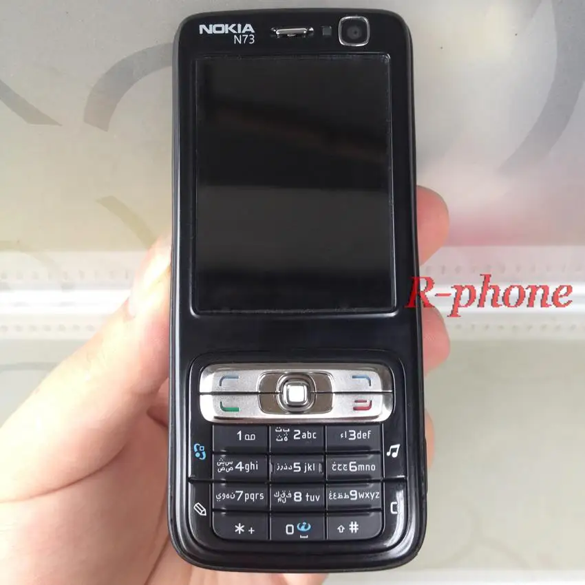 Мобильный телефон Nokia N73 3g GSM Bluetooth 3.15MP разблокированный N73 Восстановленный и Английский Арабский Русский Клавиатура