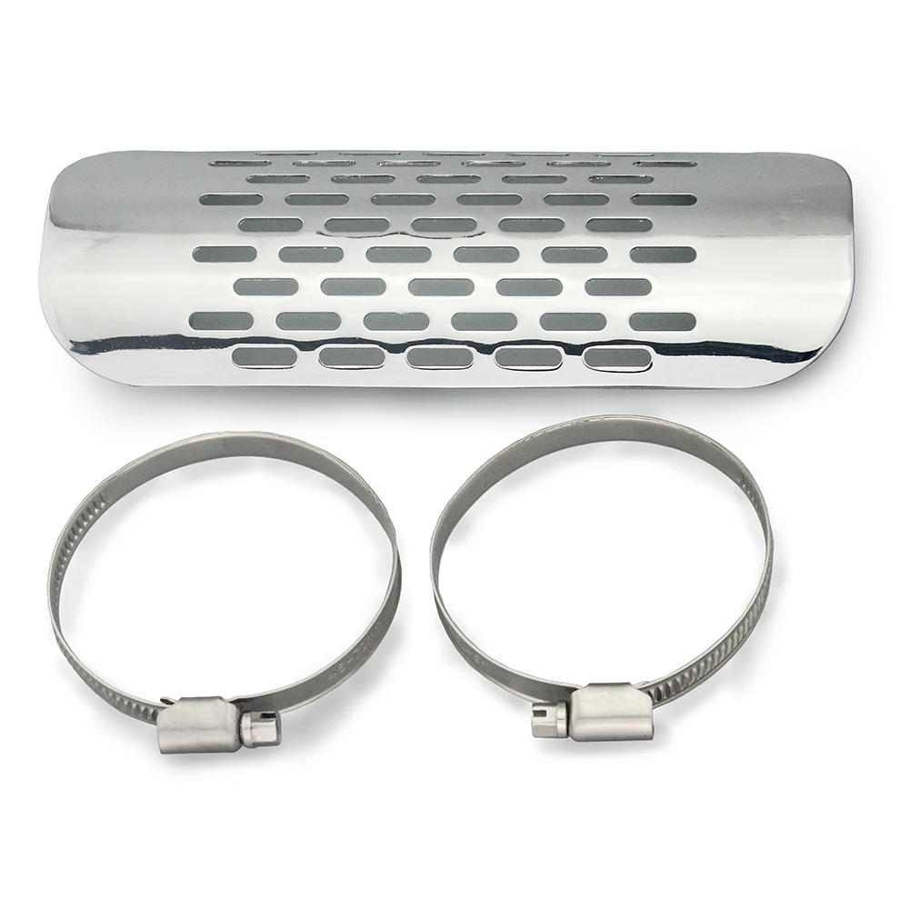 

Motorcycle Exhaust Cover Muffler Heat Shield Heel Guard For Harley Softail Dyna