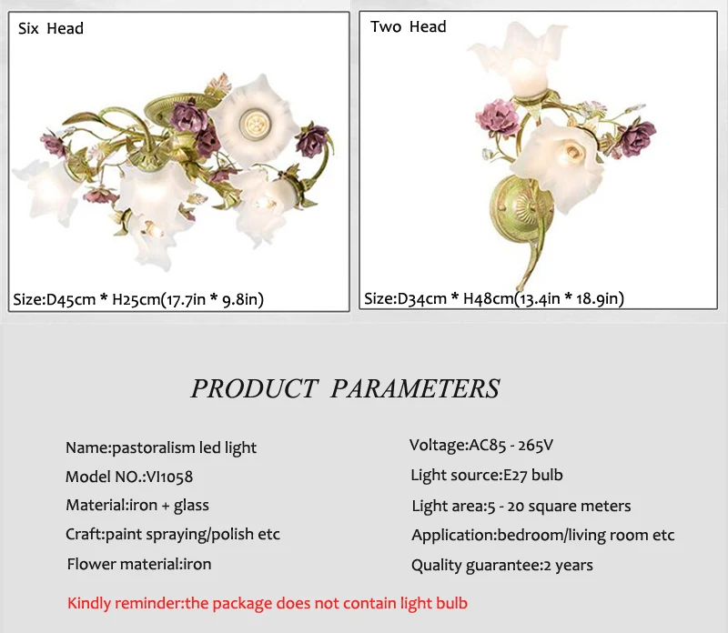 Flower ceiling lamp (26)