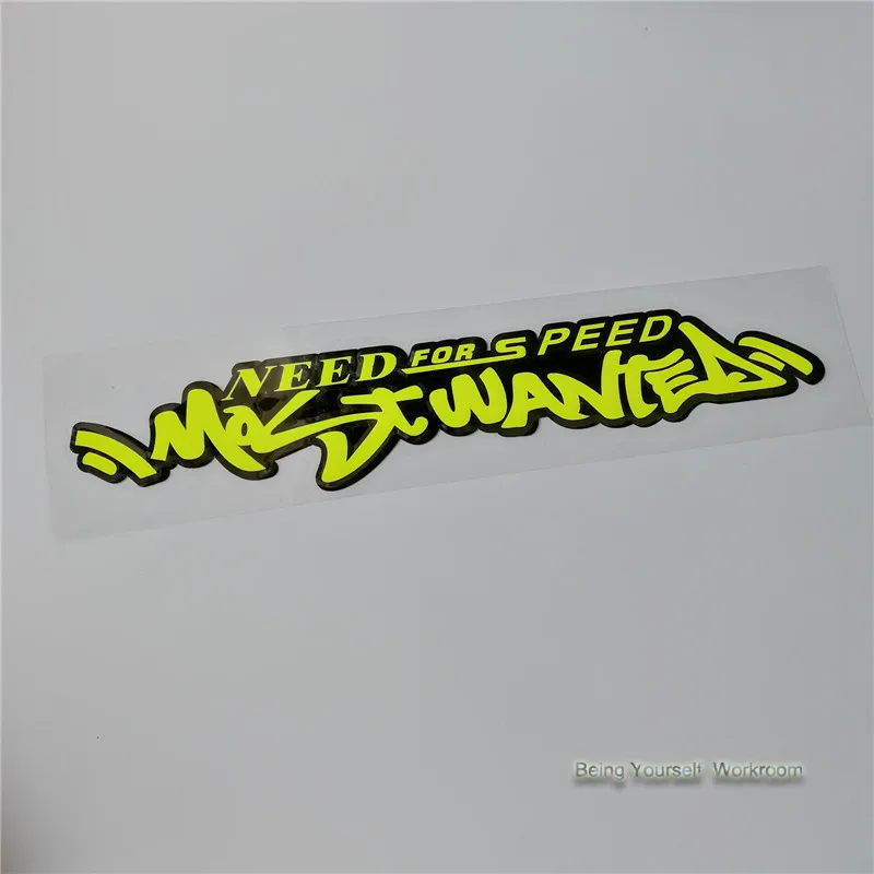 

1 pcs Need for Speed stickers reflective motor race decals motocross game stickers for motorcycle ATV car windshield