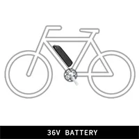 Discount Electric Bicycle 48V 17.5Ah Rear Rack Battery Pack For eBike with Luggage Hanger Taillight USB Port US/EU/AU/UK E Bike Charger 3