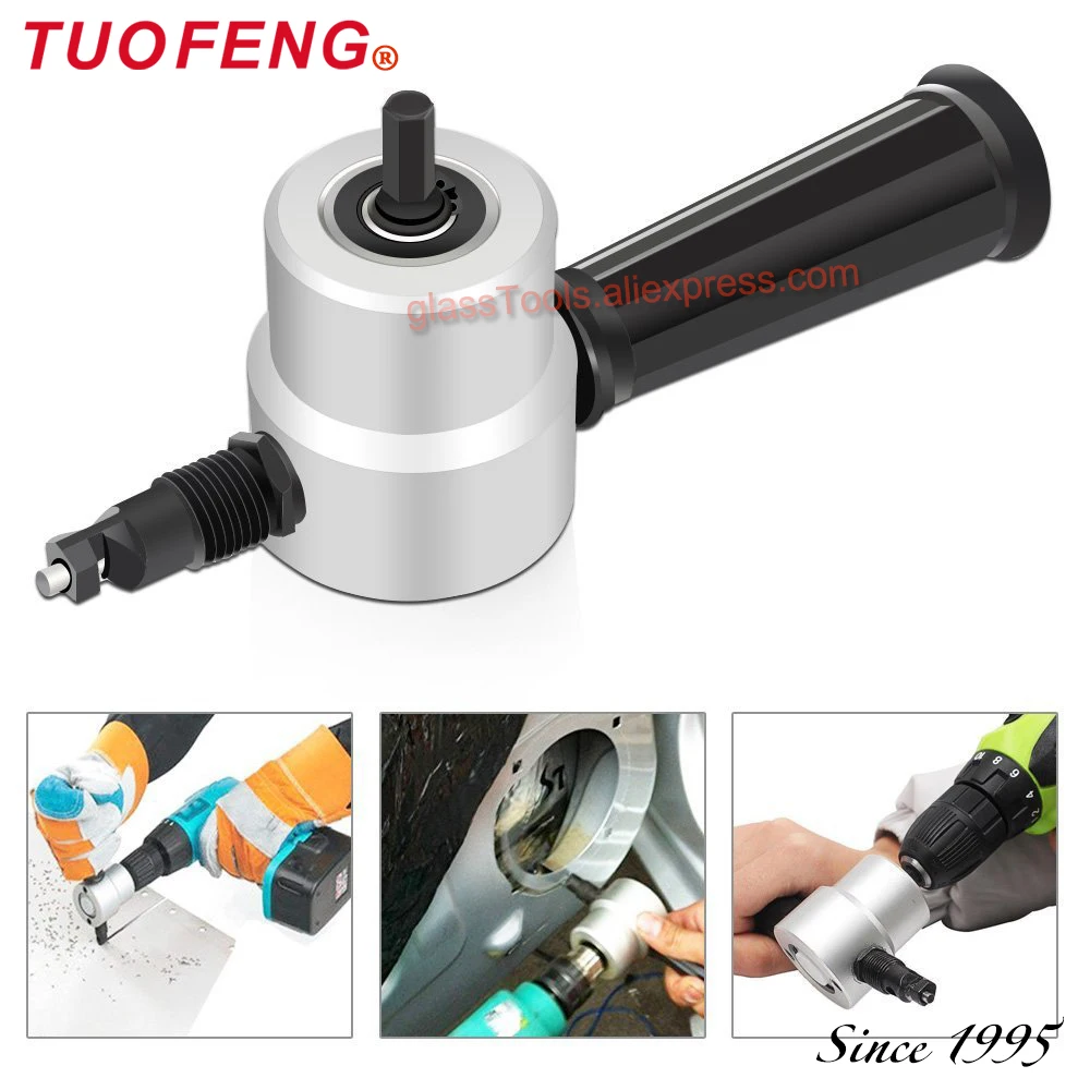 TUOFENG Nibble Metal Cutting Tool Double Head Saw Cutter Hand Electric
