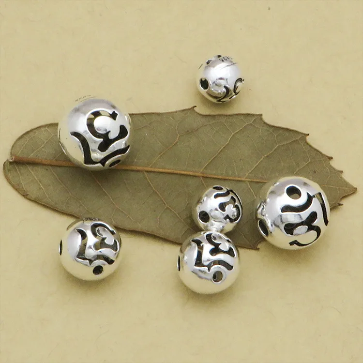 silver-om-bead010A