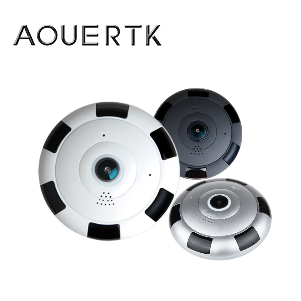 Камера видеонаблюдения AOUERTK 1080P 360 градусов слот для SD карты|Камеры