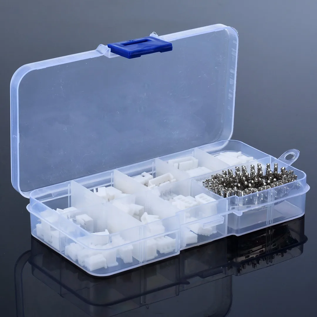 40 Set 2.54mm Terminal Pin Wire Terminal Pin Pitch Terminal Housing Header PCB Wire Connectos Kit 2p/3p/4p/5 Pin