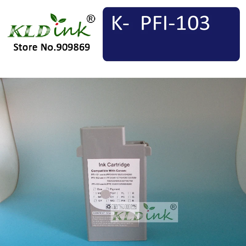 

KLDINK - PFI-103PGY Photo Gray Compatible Ink Cartridge ( 2214B001 Ink)