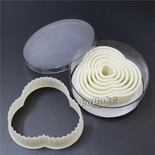 7 шт./компл.) рифленые цветочные формы печенья кухонные принадлежности, формочки мини торт украшения инструменты для кексов, помадки печенье Аксессуары для выпечки