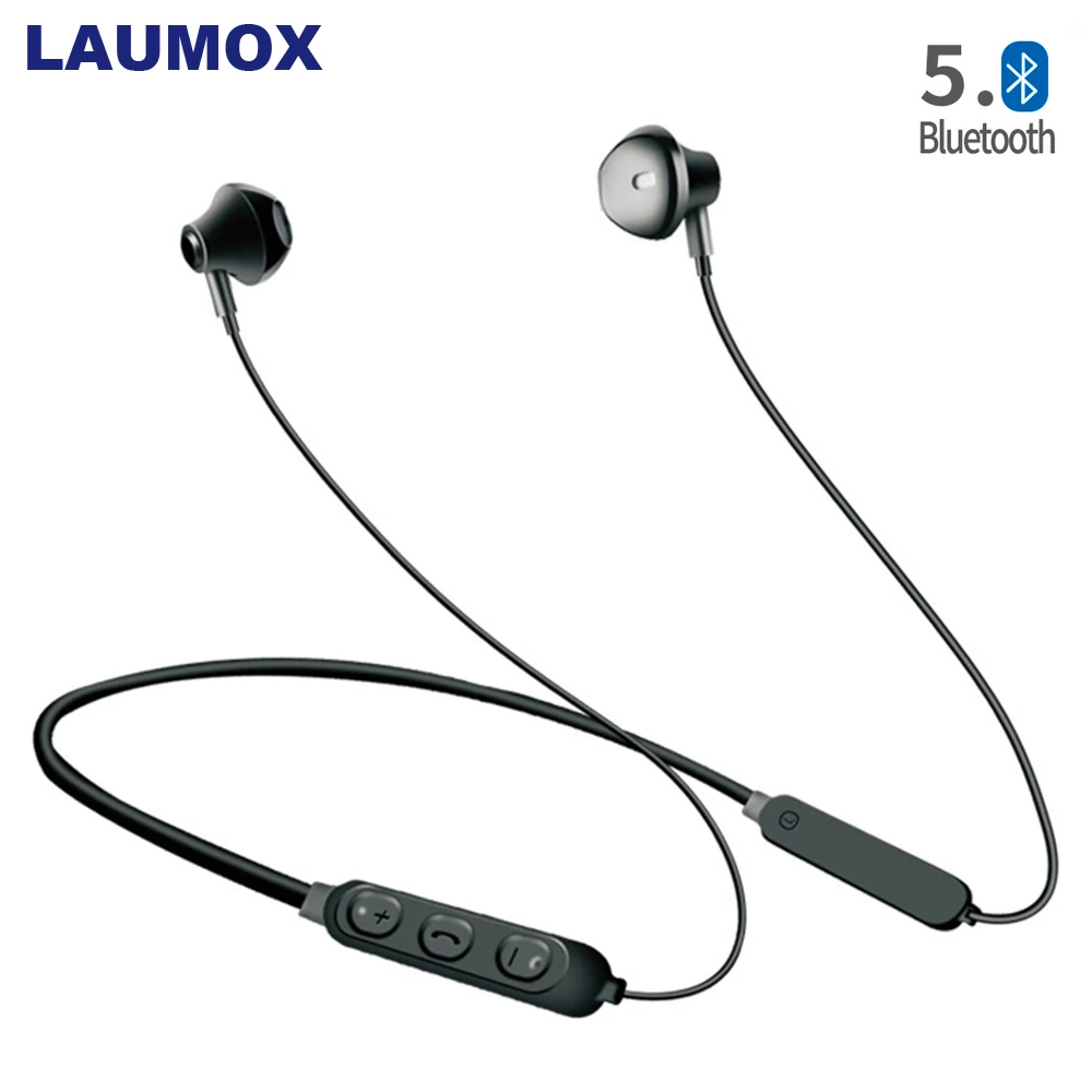 LAUMOX A10 Беспроводной наушники беспроводные наушники Bluetooth 5,0 Спортивная стереогарнитура бас наушники С микрофоном для всех телефонов