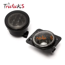 Triclicks Amber LED Lamp DRL Headlight Front Grill Fender Flares Side Light Marker Turn Signal Lights For Jeep Wrangler 07-2016 цена Triclicks Amber LED Lamp DRL Headlight Front Grill Fender Flares Side Light Marker Turn Signal Lights For Jeep Wrangler 07-2016 цены онлайн