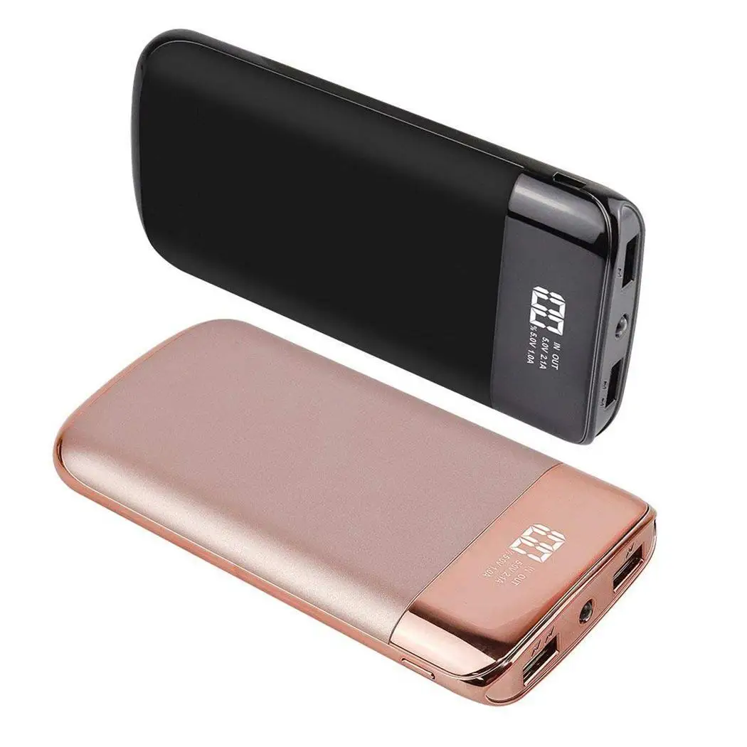 

For Xiaomi iphone XS Note 8 30000mah Power Bank External Battery PoverBank 2 USB LED Powerbank Portable Mobile Phone Charger