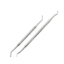 Двойной инструмент для удаления кутикулы отодвигатель кутикулы Инструмент для удаления кутикулы из нержавеющей стали ложка для дизайна ногтей Маникюр Педикюр для мастера ногтевого сервиса инструменты