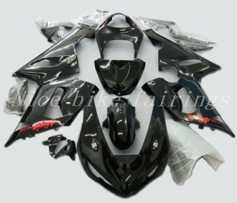 Антиблокировочная система, мотоциклетные обтекатели комплект подходит для kawasaki Ninja ZX6R 636 2005 2006 05 06 6R ZX-6R 600CC Кузов Набор стильная обувь; Цвета: черный