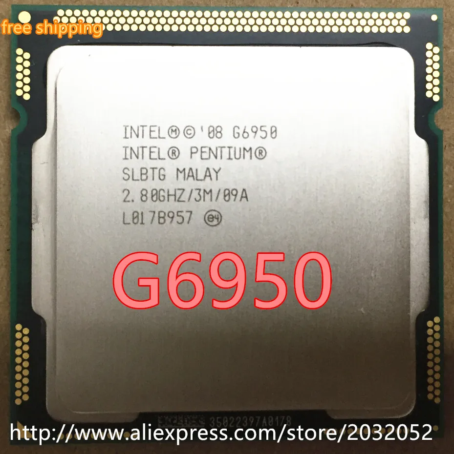 

Intel Pentium G6950 g6950 Processor 2.8GHz 3MB Cache LGA1156 Dual-Core 73W Desktop CPU (working 100% Free Shipping)