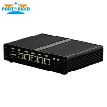 Mini PC Quad Core Celeron J1900 4 LAN Router Firewall Fanless J1800 Mini Computer Deaktop Windows 10/8/7 HD Graphics VGA 4-RJ45