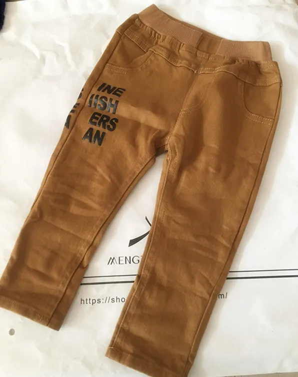 

(1piece /lot) 100% cotton 2018 new brown baby long pant 3 year old 100cm