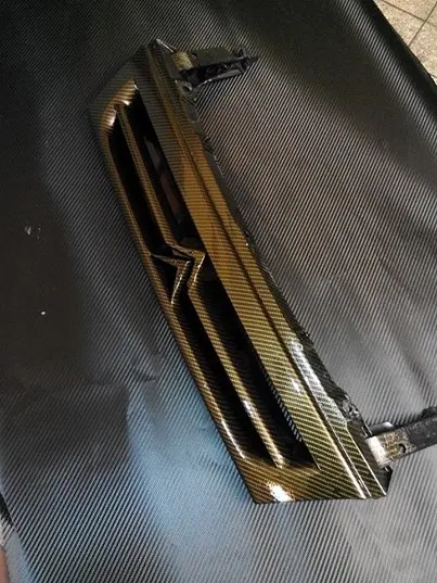 Gold 2D Glossy carbon fibre vinyl flat real glossy carbon fiber sheets water transfer film (6)