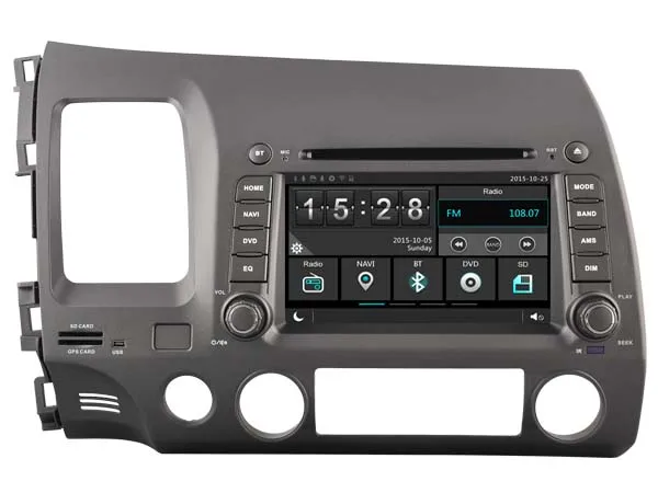 

Car Gps Dvd Head Unit Radio for Honda Civic 2006-2011 Navigation Phone Mirror Multimedia 3G WIFI DVR 1080P Navi After-market