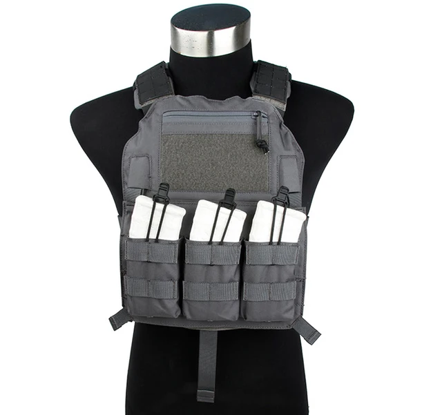 Buy Wolf Grey 4020 Plate Carrier Fast Clip Tactical Slick Plate Carrier+Free