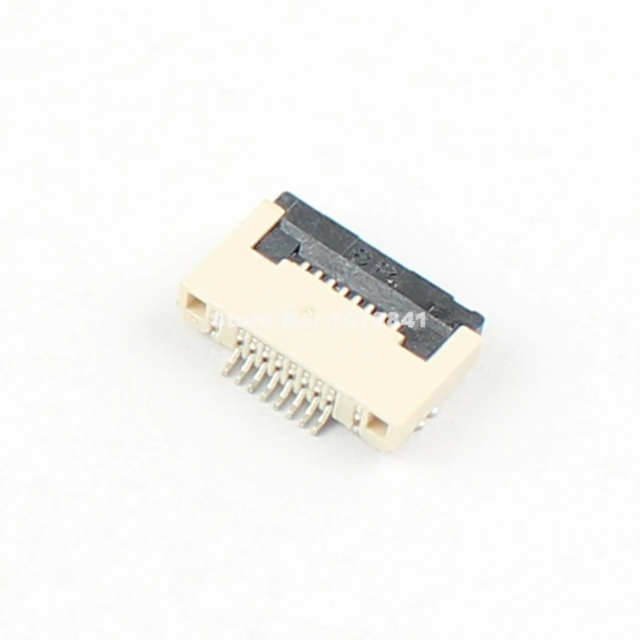 

10 Pcs Per Lot FPC FFC 0.5mm Pitch 8 Pin Flip Type Ribbon Flat Connector Bottom Contact