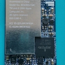 Беспроводная карта BroadCom BCM94321MC bm4321 BCM94321 Mini PCI-e WLAN Wifi для MACBOOK PRO A1181 A1260 A1226 A1150 A1151