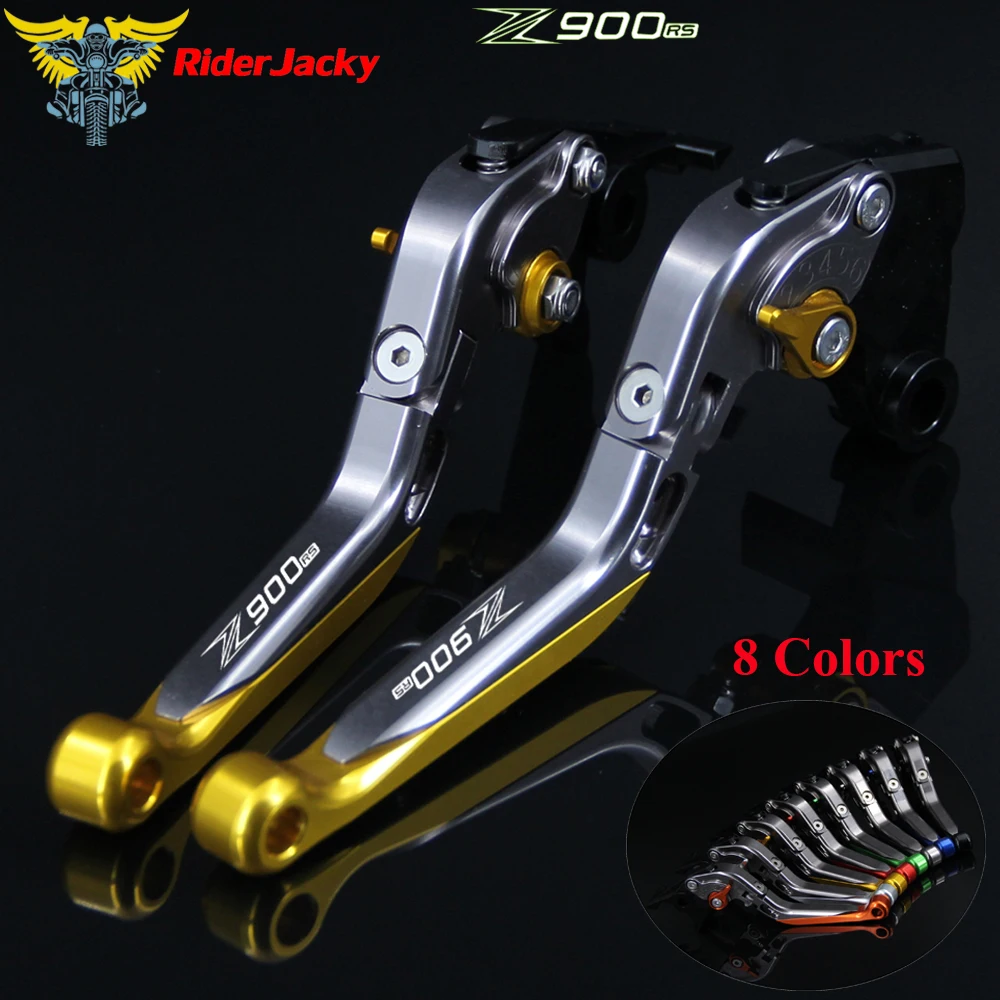 Логотип Z900RS золотистый + титановый для Kawasaki Z 900RS Z900 RS 2018 CNC Складные Выдвижные
