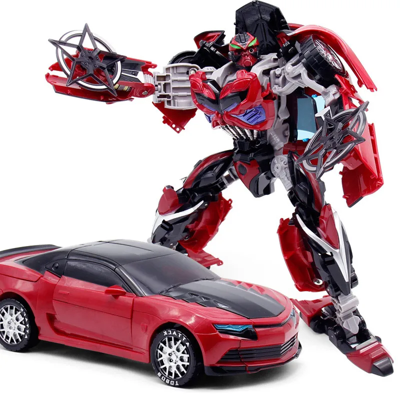 big red robot toy