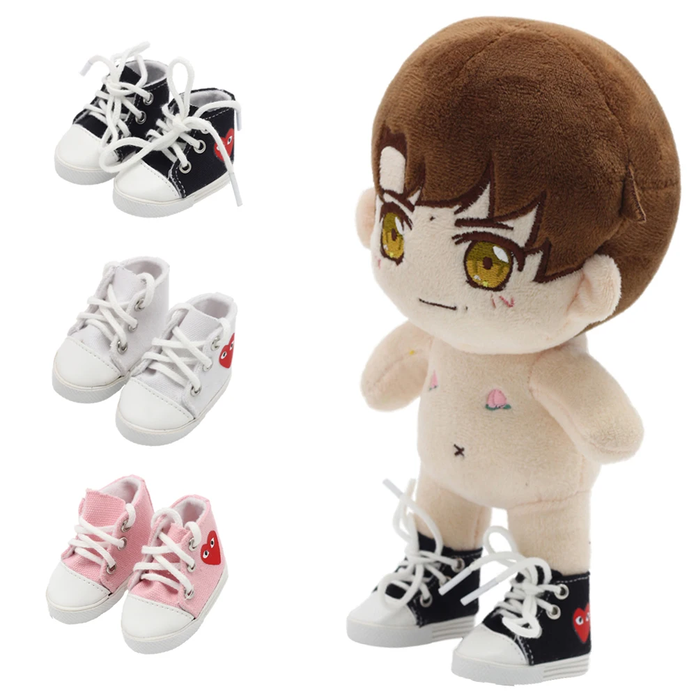 

5.5*2.8cm Canvas Baby Dolls Shoes for 14.5inch Toys Shoes for EXO BJD Dolls Shoes DIY Toys Accessory