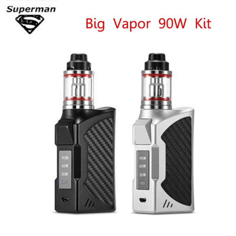 SUB TWO Оригинал 90 Вт Vape комплект Bulit in 2200 мАч батарея светодиодный экран дым Vaper