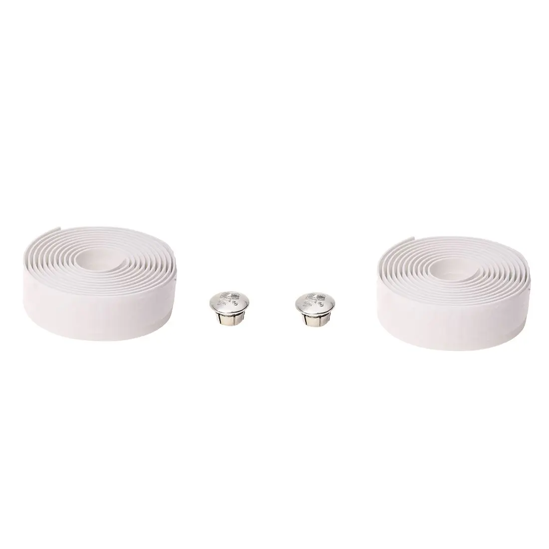 

Road Bike Bicycle Cork Handlebar Bar Grip Wrap Tape + 2 Bar Plugs-White