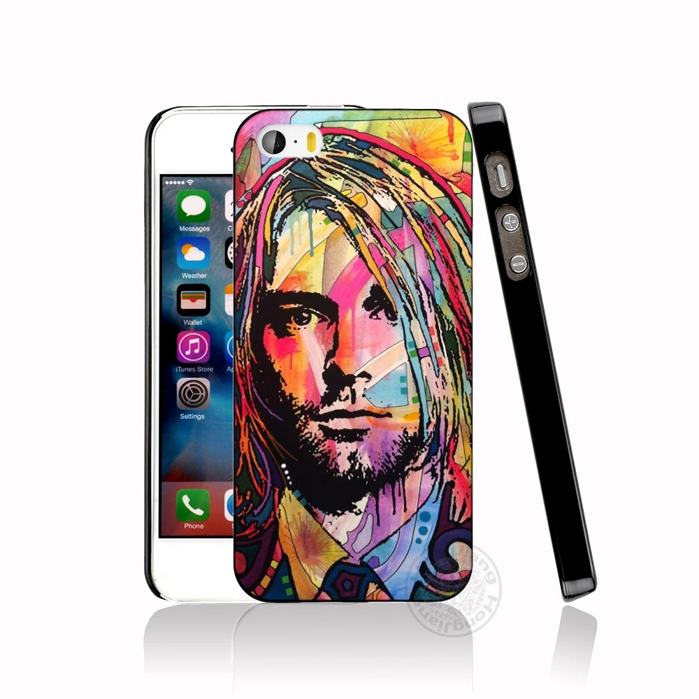 HAMEINUO Nirvana Kurt Cobain чехол для сотового телефона для iphone 6 4 4s 5 5s SE 5c 6 6s 7 8 plus чехол для iphone 7 X - Цвет: 51344