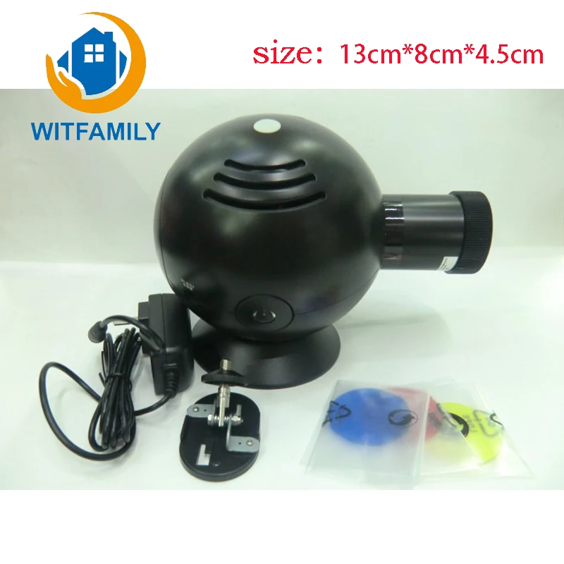 

New Spherical LED Projection Clock Creative Home with Remote Control Function Projection Wall Clock for The Living Room Study