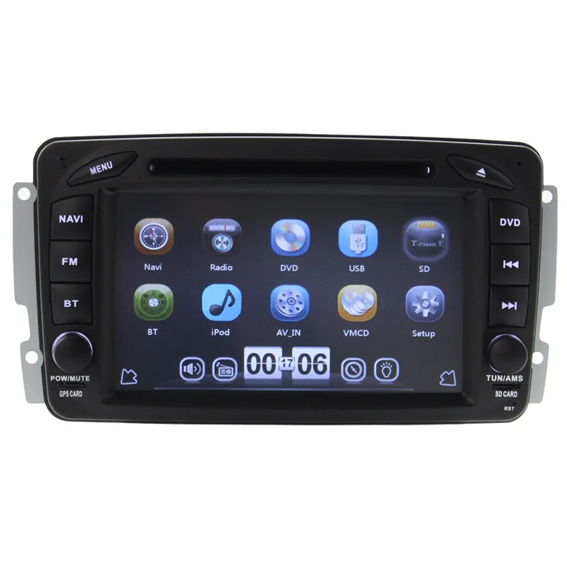  car dvd radio for mercedes w203 1999-2004 year Touch Screen multimedia Bluetooth Steering Wheel Control Reversing Camera Freemap 