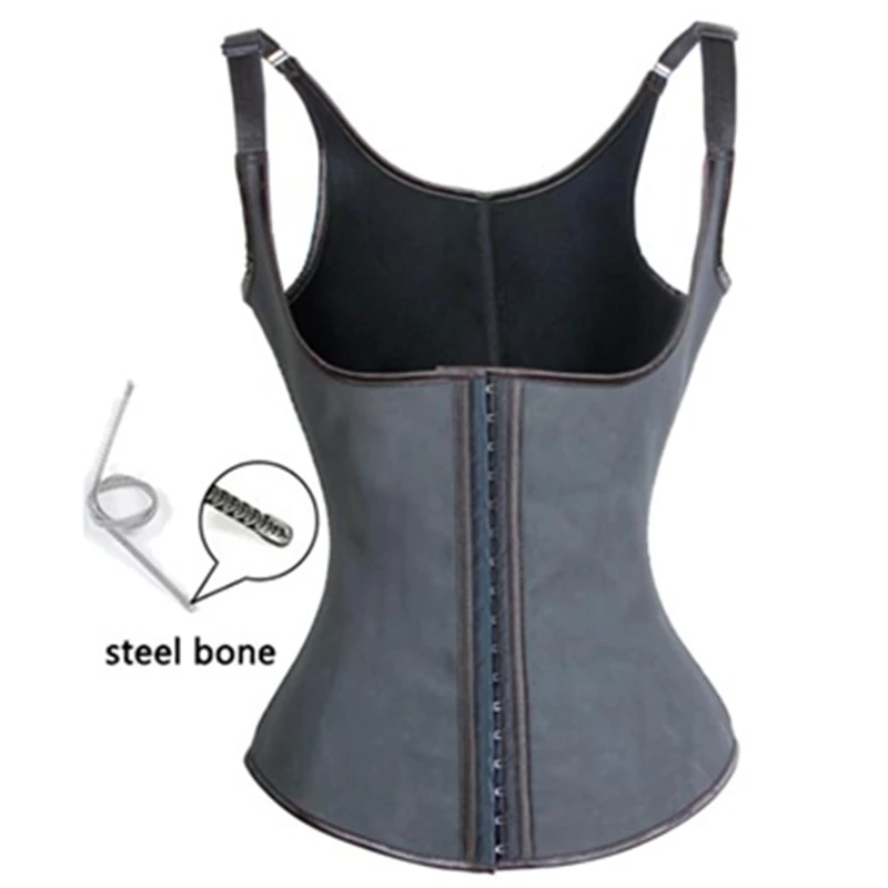 5 Colors Women Tight Latex Corset Rubber Latex Waist Trainer Cincher