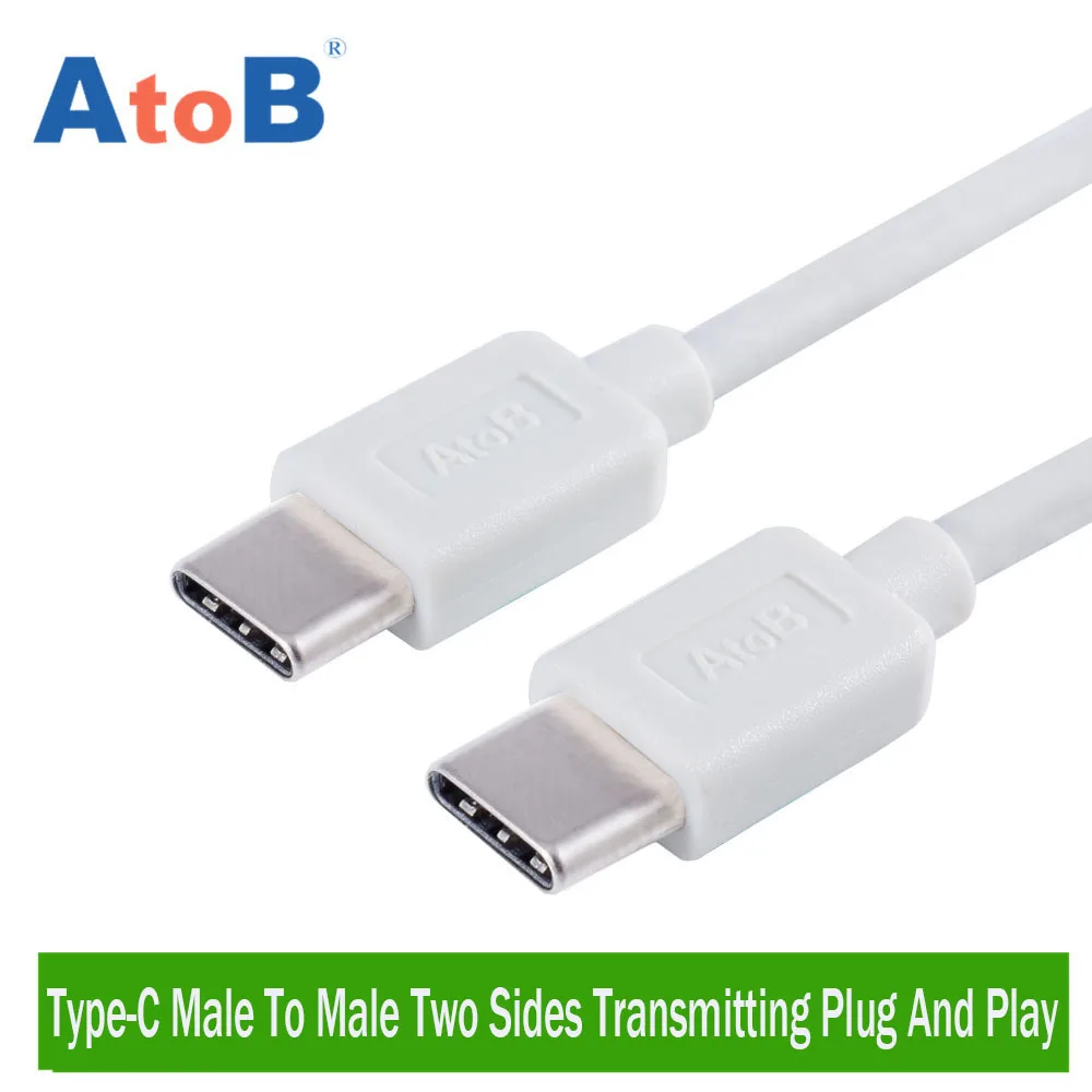 AtoB USB 타입 C 형 C 케이블 데이터 동기화 충전기 유형 C 케이블 맥북 samsung lg htc huawei